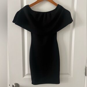 Pretty little thing Elegant Black Off-Shoulder Dress size 4